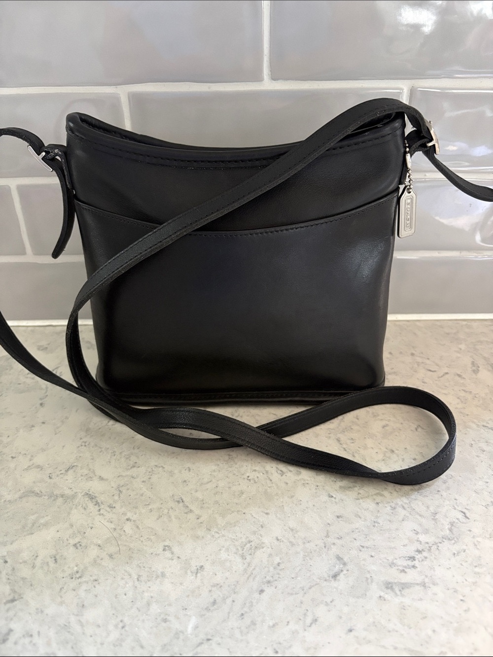 Vintage Coach Mambo Crossbody 9062 Black Crossbody purse bag 1998